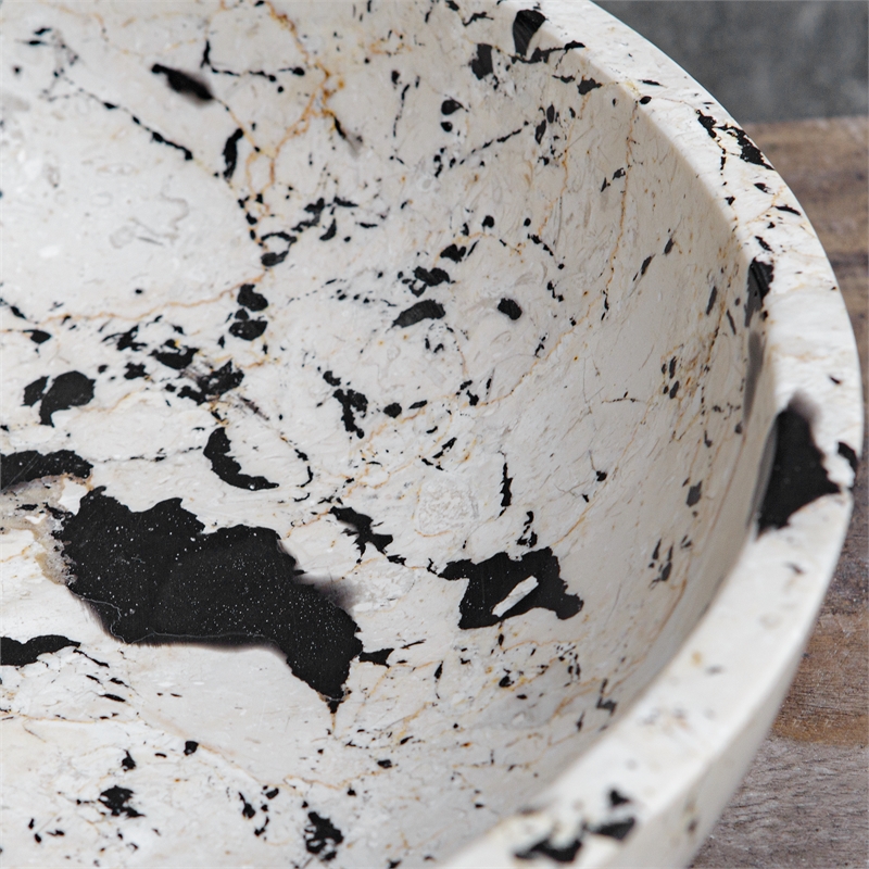 Uttermost Nouveau Limestone Bowl in White