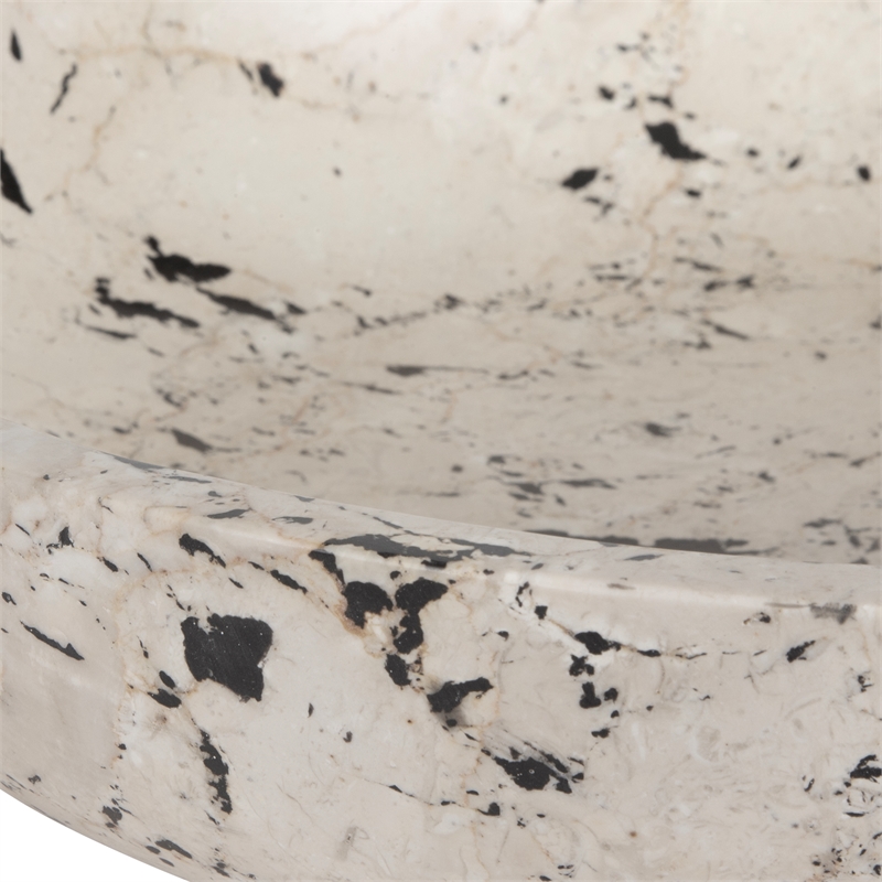 Uttermost Nouveau Limestone Bowl in White