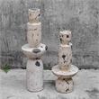 Uttermost Nouveau Tower Sculptures in White (Set of 2)