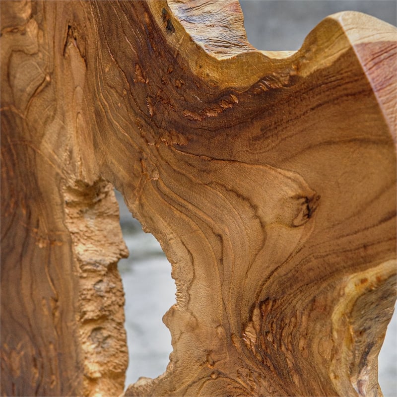 Uttermost Bahati Wood Natural Sculpture in Teak