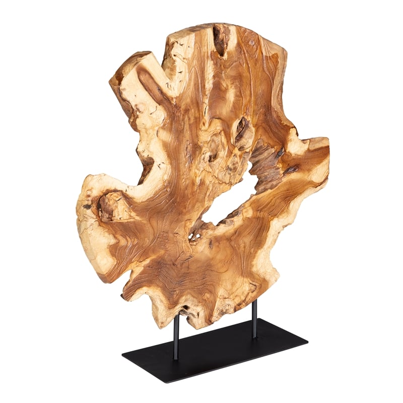 Uttermost Bahati Wood Natural Sculpture in Teak
