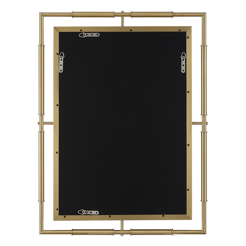 Uttermost It's All Connected Rectangle Brass Mirror