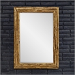 Uttermost Overlap Teak Wood Mirror
