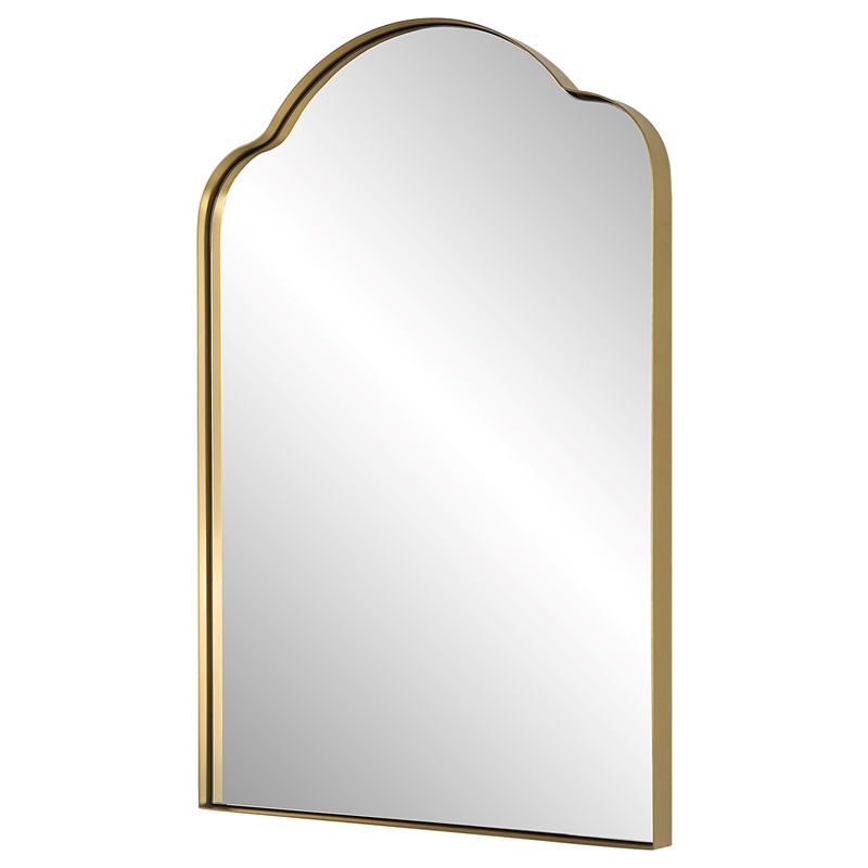 Uttermost Sidney Arch Mirror in Brass
