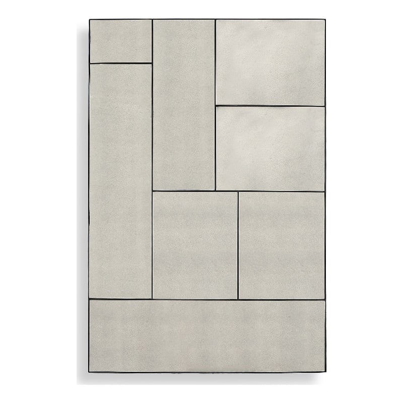 Uttermost Puzzle Piece Oversized Mirror in Black