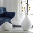 Uttermost Apothecary Satin White Vases Set of 3