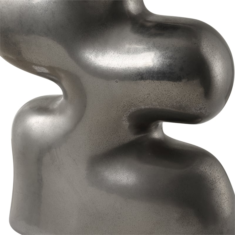Uttermost Free Flowing Nickel Vases Set of 2
