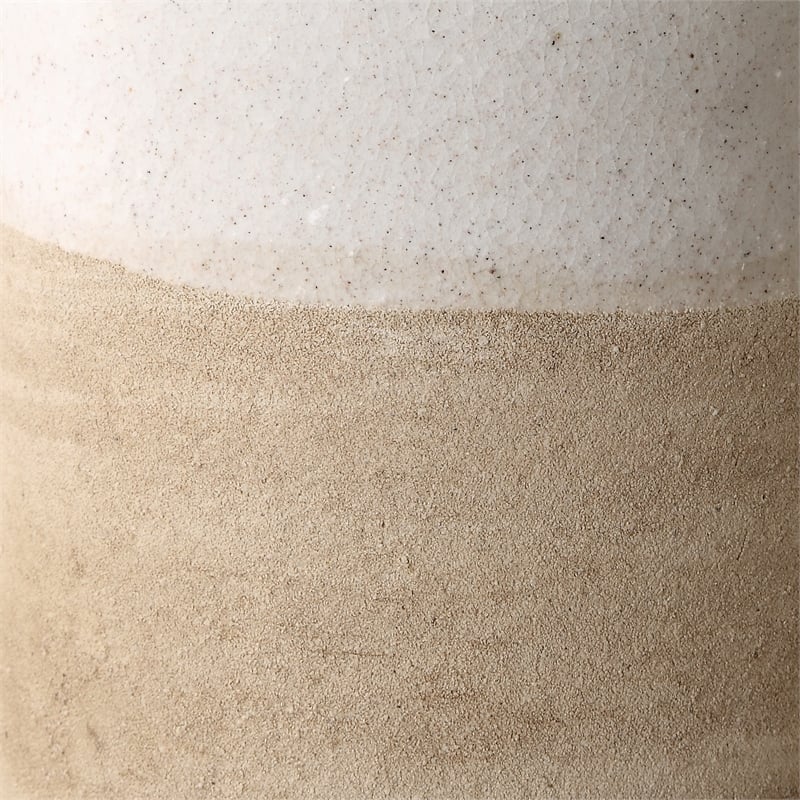 Uttermost Ivory Sands Ceramic Vases Set of 2
