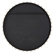 Uttermost Cosmopolitan Round Mirror in Matte Black