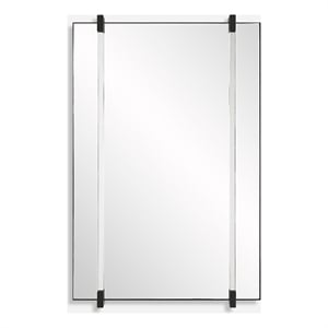 Uttermost Ladonna Rods Mirror in Matte Black