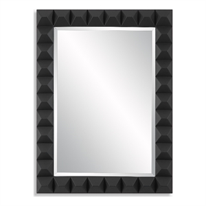 Uttermost Studded Black Mirror