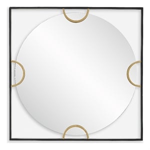 Uttermost Hinson Square Mirror in Black