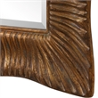 Uttermost Emerson Scalloped Antique Gold Mirror