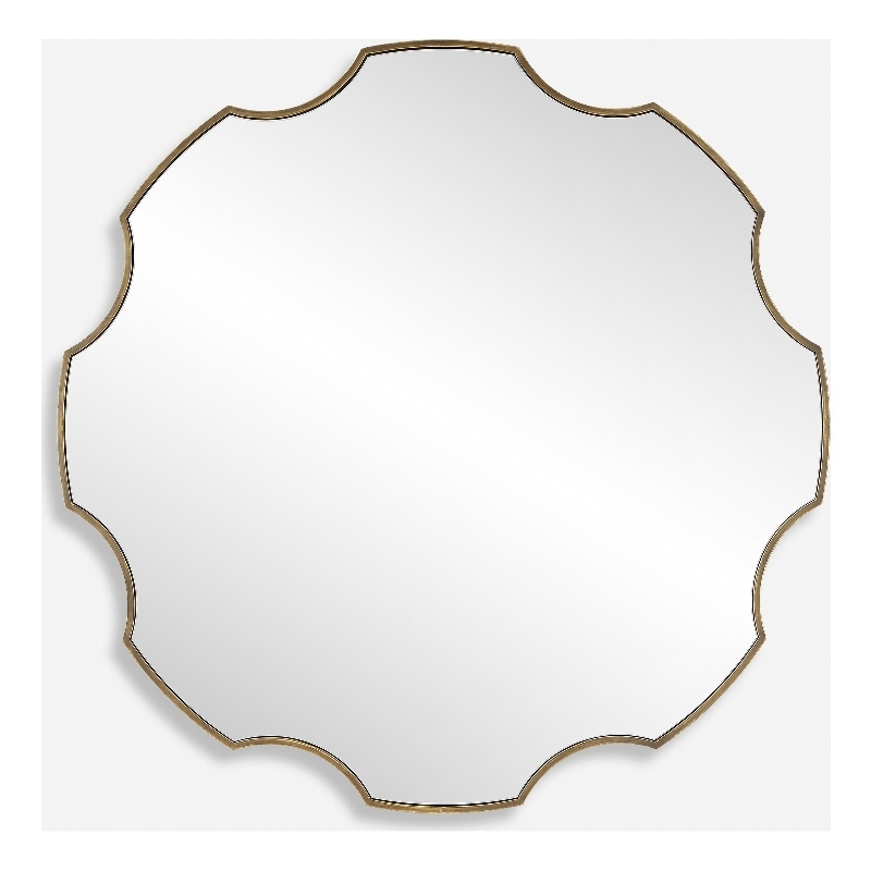 Uttermost Gearing Up Bronze Mirror