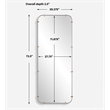 Uttermost Pali Industrial Dressing Mirror in in Gold