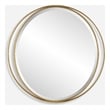 Uttermost Rhodes Gold Round Mirror