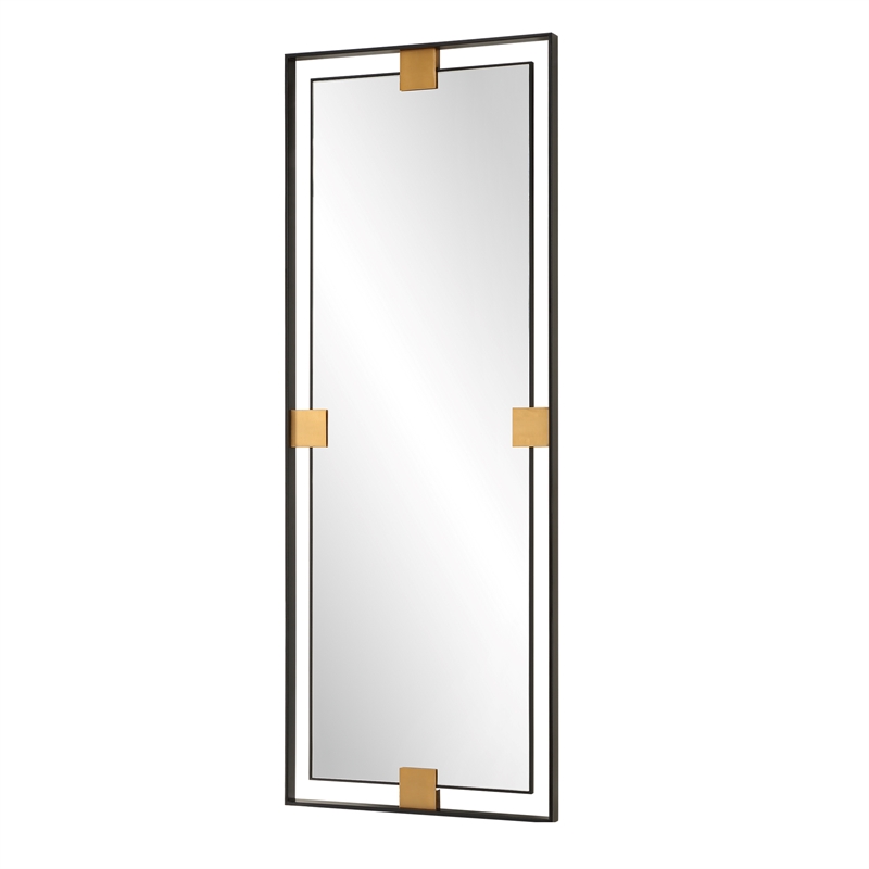 Uttermost Cornerstone Oversized Mirror in Black