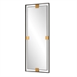 Uttermost Cornerstone Oversized Mirror in Black