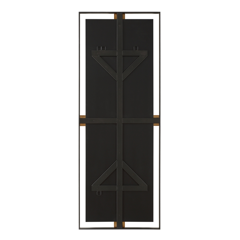 Uttermost Cornerstone Oversized Mirror in Black