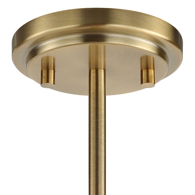 Uttermost Cret 12 Light Brass Chandelier