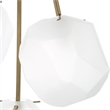 Uttermost Geodesic 3 Light Pendant in Antique Brass