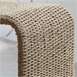 Uttermost Calabria Woven Seagrass End Table in Tan
