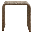 Uttermost Calabria Woven Seagrass End Table in Tan