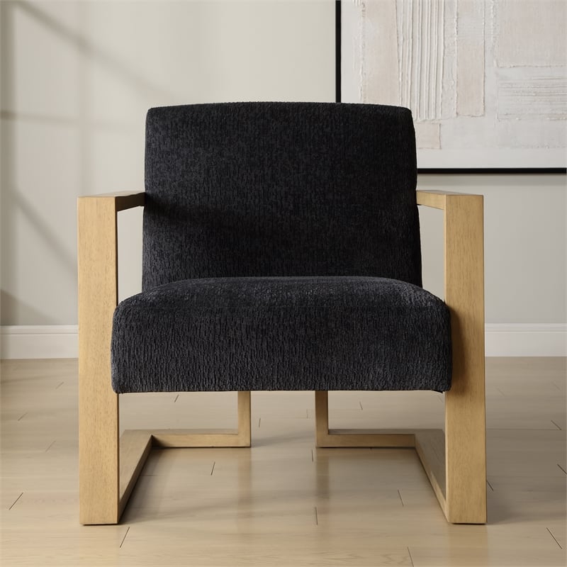 Uttermost Suspend Modern Accent Chair in Blue