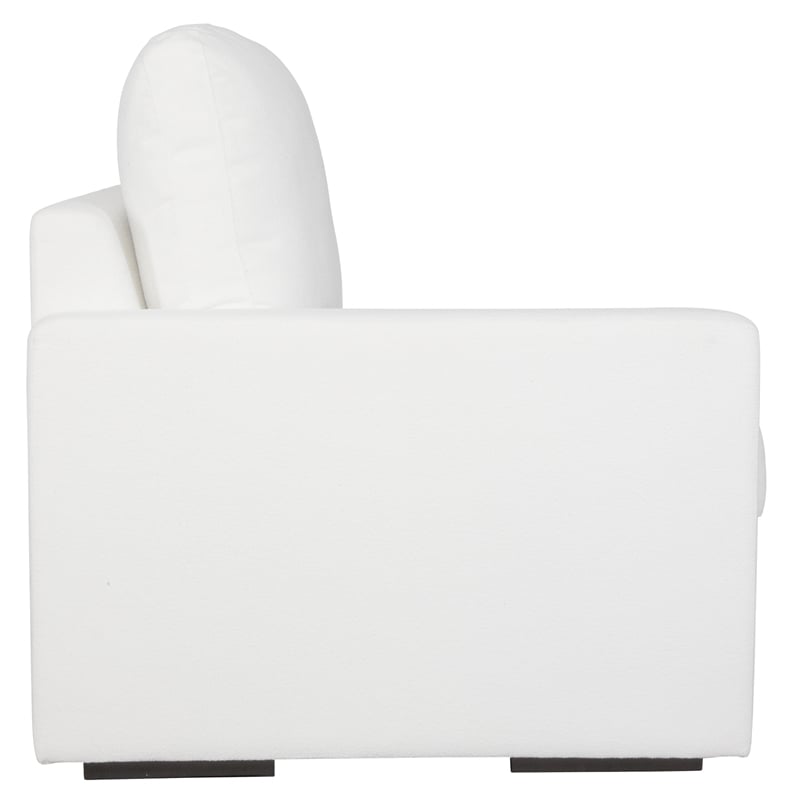 Uttermost Refuge Arctic White Left Arm Facing Sofa