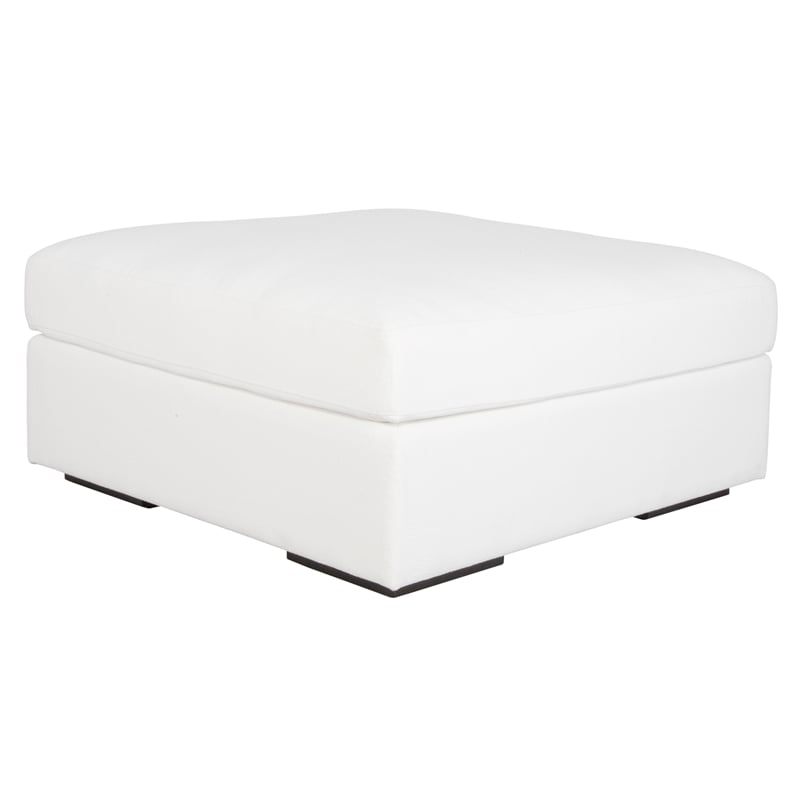 Uttermost Refuge Arctic White Sofa Ottoman