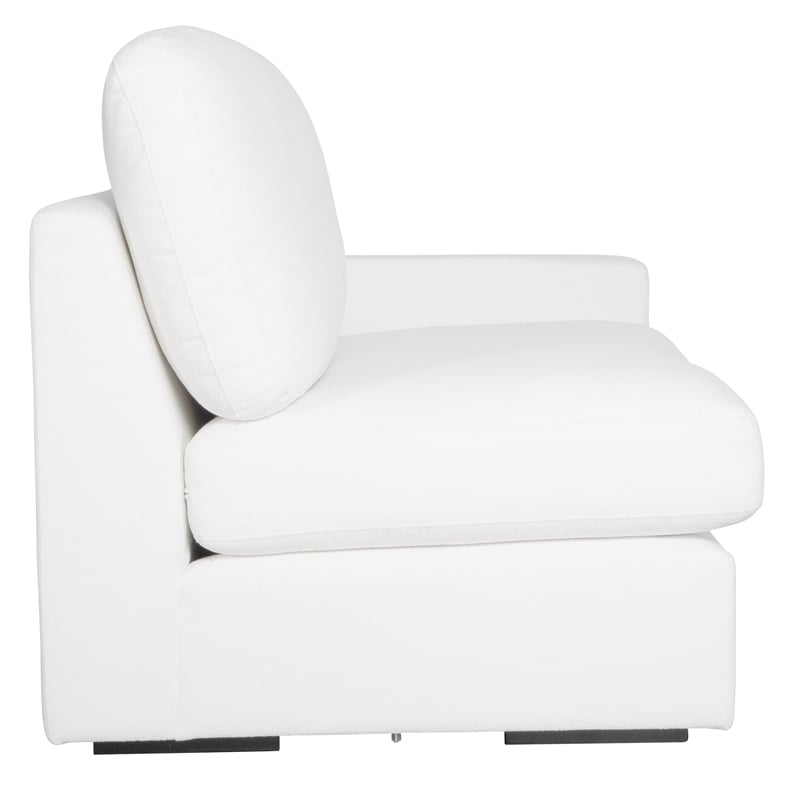 Uttermost Refuge Arctic White Right Arm Facing Sofa