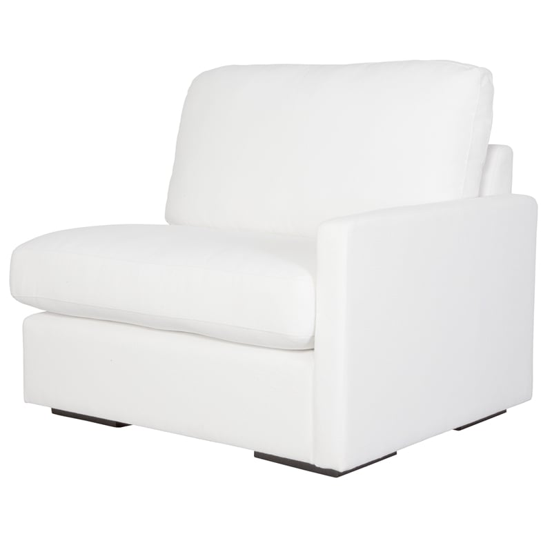 Uttermost Refuge Arctic White Right Arm Facing Sofa