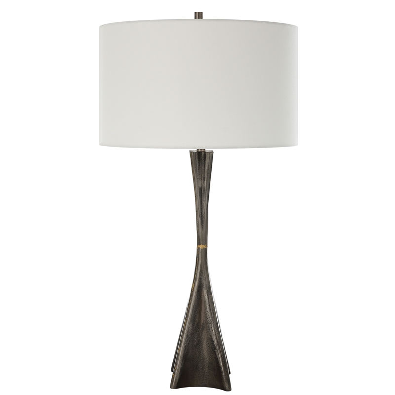 Uttermost Keiron Industrial Table Lamp in Black