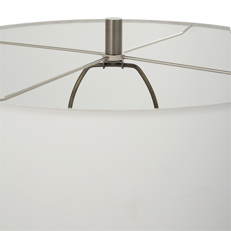 Uttermost Keiron Industrial Table Lamp in Black