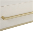 Uttermost Jewel Modern White Desk