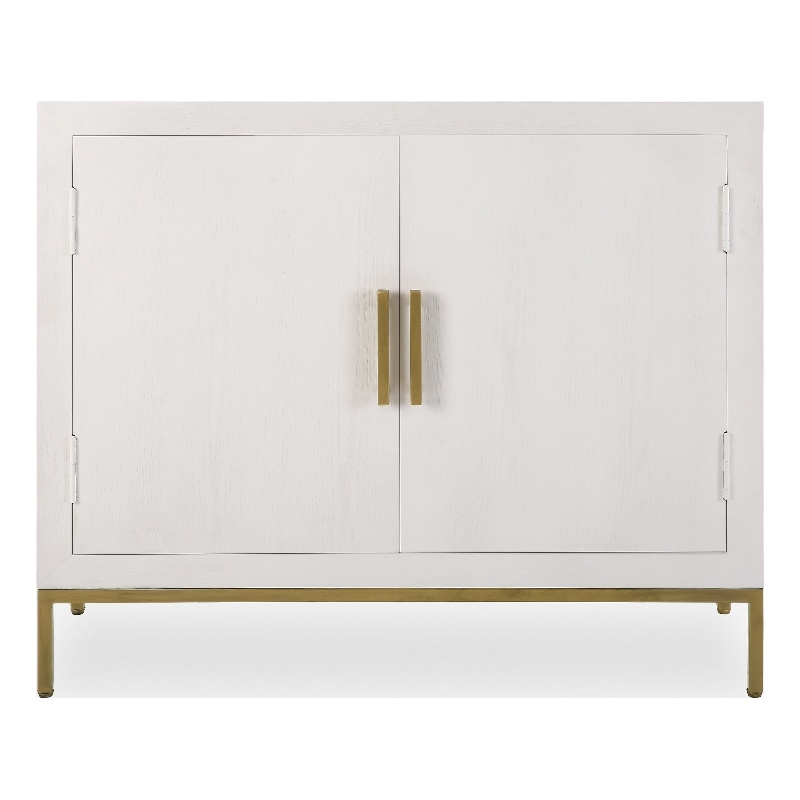 Uttermost Front Range White 2 Door Cabinet