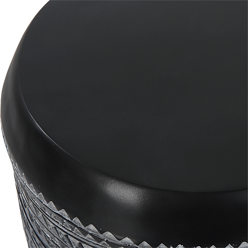 Uttermost Cutting Edge Tribal Accent Table in Black