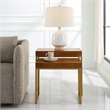 Uttermost Burl-esque Wooden Nesting Tables in Pecan (Set of 2)