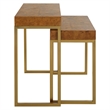 Uttermost Burl-esque Wooden Nesting Tables in Pecan (Set of 2)