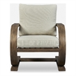 Uttermost Bedrich Wooden Accent Chair in Pecan