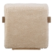 Uttermost Jackson Sheepskin Accent Chair in Caramel