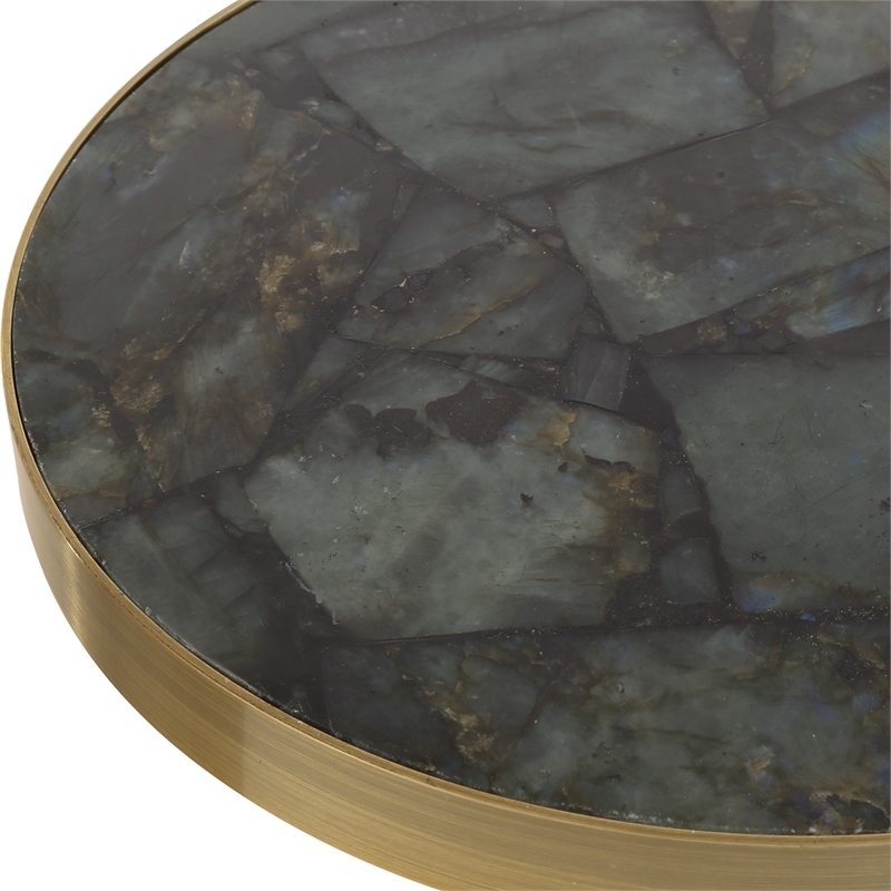 Uttermost Pascal Brass Drink Table