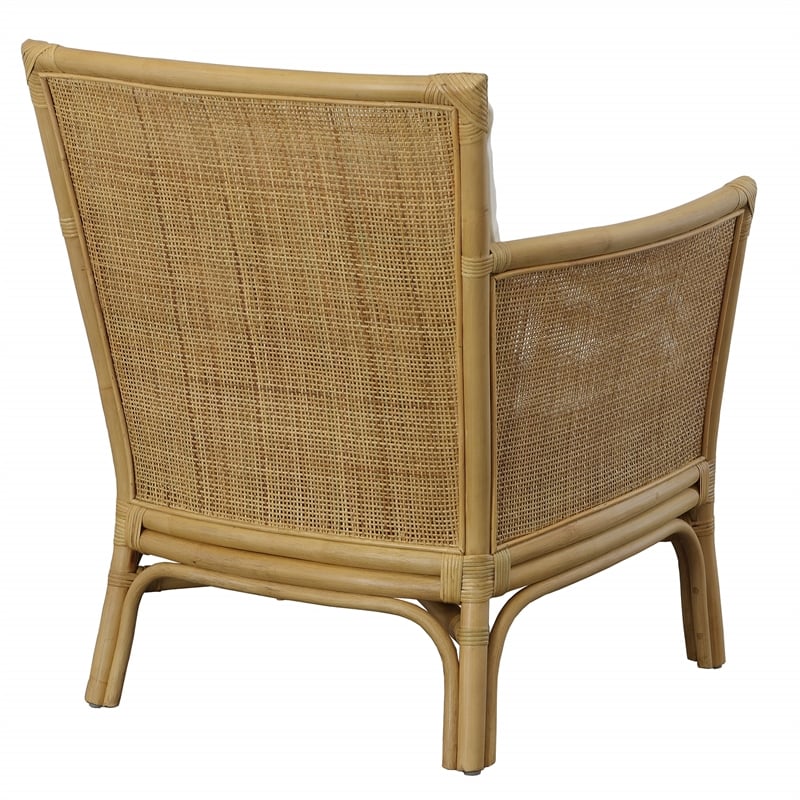 Uttermost Pacific Rattan Armchair in Natural