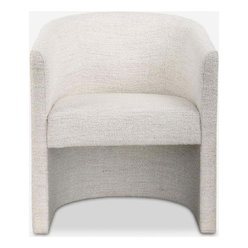 Uttermost Encompass White Fabric Dining Chair