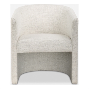 Uttermost Encompass White Fabric Dining Chair