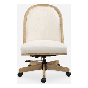 Uttermost Lithe Light Oak Desk Chair