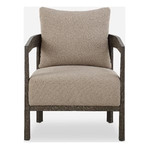 Uttermost Sienna Sand Fabric Accent Chair