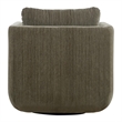 Uttermost Abound Chenille Upholstered Swivel Chair in Herb