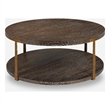 Uttermost Palisade Round Wood Coffee Table