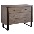 Uttermost Gabriel Light Oak Accent Chest